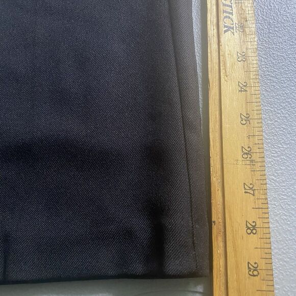 Vtg K STUDIO Pants Blouse Set Sleeveless Top Elastic Waist Women 10 Black Purple - Picture 8 of 11